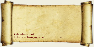 Andjelina Cimbaljević vizit kartica